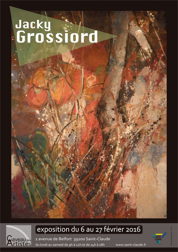 Affiche - Expo J. Grossiord