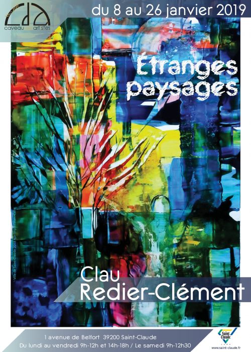 Expo Clau Redier-Clément - Affiche