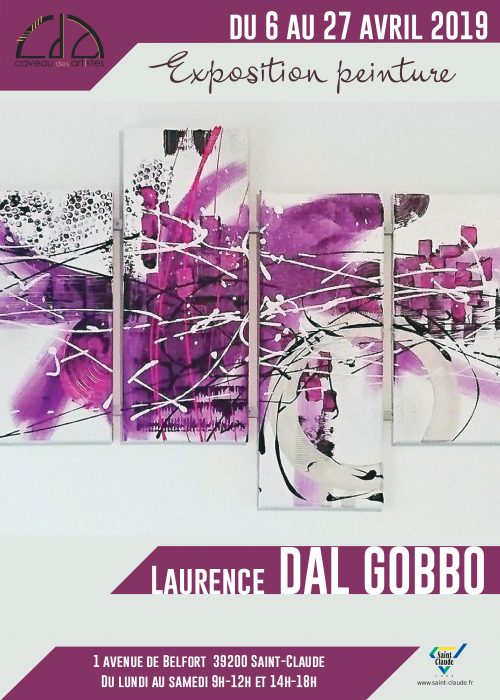 Expo Laurence Dal Gobbo - Affiche