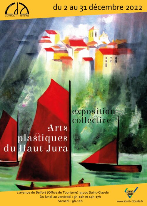 Expo Caveau des artistes - Arts plastiques du Haut-Jura - Affiche