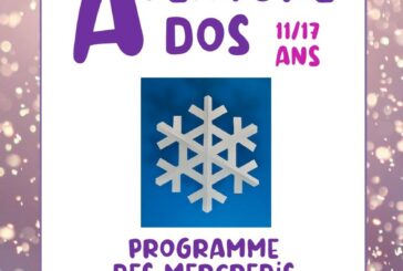 Aventure Ados : programme des mercredis (1er trimestre 2023)