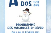 Aventure Ados : programme des vacances d’hiver