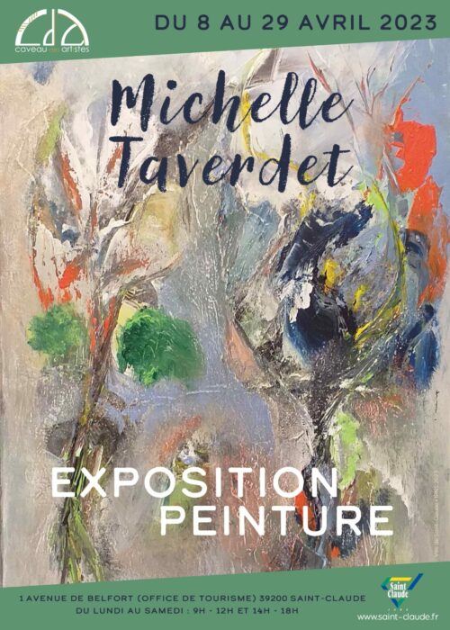 Expo Caveau des artistes - Michelle Taverdet - Affiche