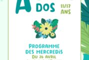 Aventure Ados : programme des mercredis (3ème trimestre 2022-2023)