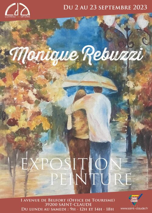 Expo Caveau des artistes - Monique Rebuzzi - Affiche