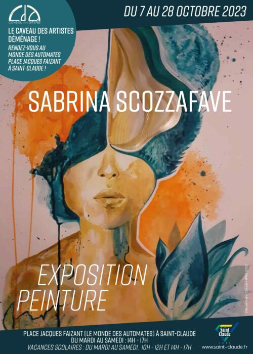Expo Caveau des artistes - Sabrina Scozzafave - Affiche