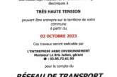 TRAVAUX D’ÉLAGAGE, D’ABATTAGE ET DE DÉBROUISSAILLAGE À PROXIMITÉ DES LIGNES ÉLECTRIQUES