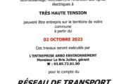 TRAVAUX D’ÉLAGAGE, D’ABATTAGE ET DE DÉBROUISSAILLAGE À PROXIMITÉ DES LIGNES ÉLECTRIQUES