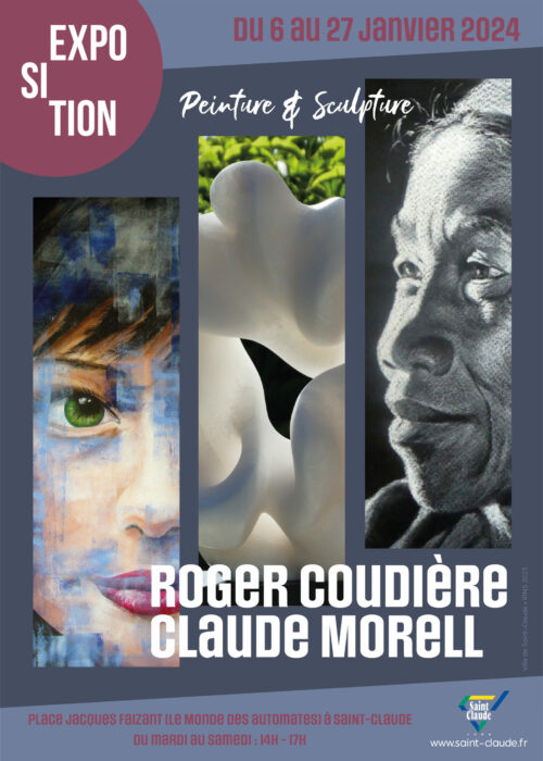 Expo Roger Coudière & Claude Morell - Affiche