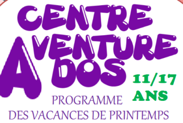 Aventure Ados : programme des vacances de printemps