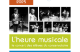 L’heure musicale – le concert des élèves du conservatoire