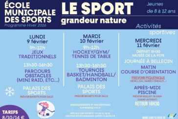 ÉCOLE MUNICIPALE DES SPORTS – Hiver 2026