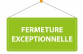 Fermeture exceptionnelle des services municipaux – Vendredi 15 Mai (Pont de l’Ascension)